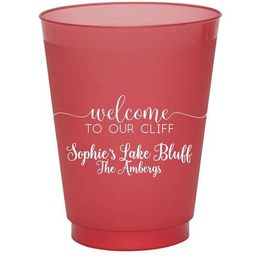 Welcome to Our Cliff Colored Shatterproof Cups
